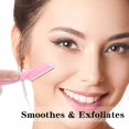 thumbnail image 4 of VASLON 24 Pieces Eyebrow Razor Shaper Trimmer Shaver Women Men Facial Razor with Precision Cover,Green Pink Yellow, 4 of 7