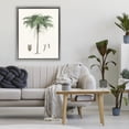 thumbnail image 3 of Stupell Industries Bohemian Vintage Palm Leaves Gray Floating Frame Canvas Art, 25 x 31, by Val Rhodes, 3 of 8