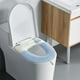 thumbnail image 5 of Funda acolchada y gruesa para asiento de inodoro con asa | Cojín elástico y lavable para tapa de inodoro | Se adapta a asientos de inodoro ovalados, 5 of 7