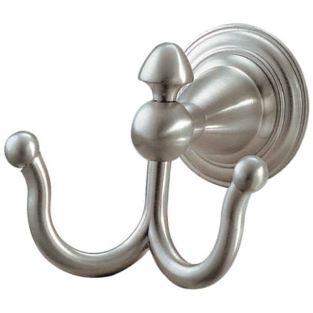Delta Victorian Double Robe Hook, Stainless