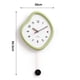 thumbnail image 2 of Reloj de pared moderno con números grandes for sala de estar, cocina, hogar, dormitorio, escuela y oficina. Blanco, verde y negro., 2 of 4