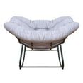 thumbnail image 4 of Fogcroll Outdoor Rattan Rocking Chair Patio Comfy Reading Chair Indoor Recliner Wide Rocking Chair with Oversized Cushion Strong Load-Bearing for Balcony, Front Porch, Garden, Living Room, 4 of 13