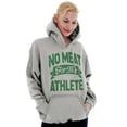 thumbnail image 4 of No Meat This Athlete Vegetarian Funny Hoodie Sweatshirt Women Men Brisco Brands X, 4 of 5