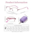 thumbnail image 6 of LUFF Pocket Folding Reading Glasses, Compact Reading Glasses with Lether Case, Foldable Readers Blue Light Anti Eyestrain, 6 of 6