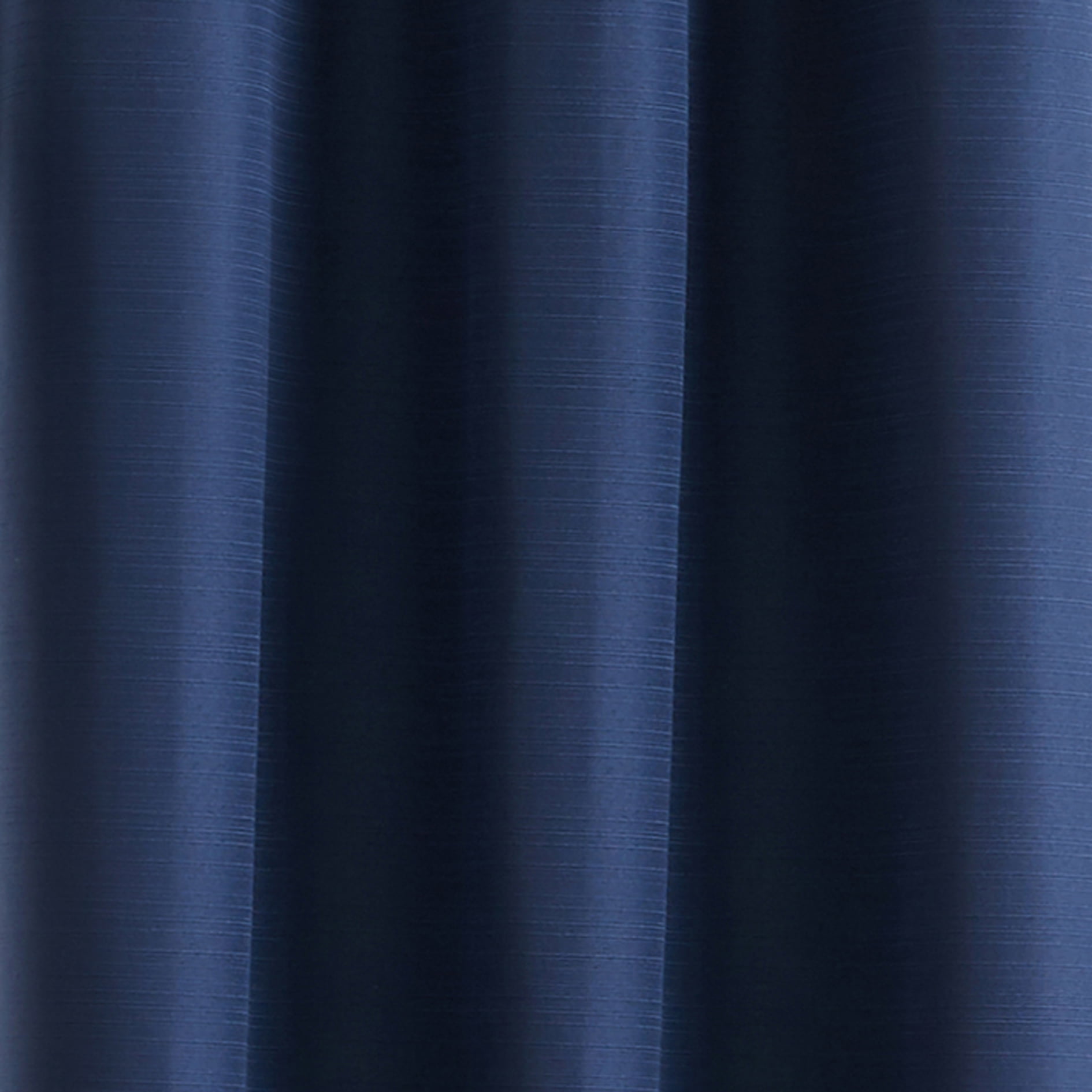 Serta So Dark 100% Blackout Navy Grommet Top Curtain Panel Pair, 37" x 84"