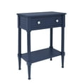 thumbnail image 3 of Linon Athalee Single Drawer Indoor Accent Side Table with Shelf, 30.25" Tall, Navy, 3 of 16