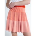thumbnail image 4 of Free Assembly Women's and Women's Plus Ribbed Stitch Tiered Mini Skirt. Sizes XS-4X, 4 of 5