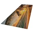 thumbnail image 1 of Alfombra de área Decorativa Alfombra con Estampado de Hojas 3D Alfombra Antideslizante Alfombra de Piso Alfombra de área Moderna para El Hogar mito - h Los 60x180cm Sunnimix Alfombra Runner Alfombra, 1 of 8