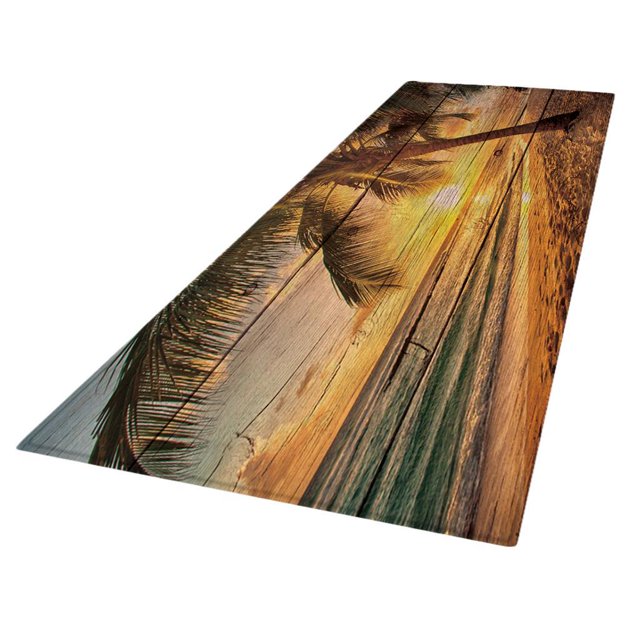 Alfombra de área Decorativa Alfombra con Estampado de Hojas 3D Alfombra Antideslizante Alfombra de Piso Alfombra de área Moderna para El Hogar mito - h Los 60x180cm Sunnimix Alfombra Runner Alfombra