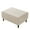 Interweave Beige, variant on Ottoman Cover Square Thick and Stretchable Ottoman Slipcover for Square Ottomans,Furniture Protector and Foot Stool Cover for Living Room