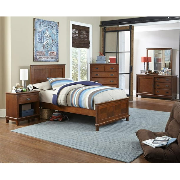  Hillsdale  Bailey 5 Piece Full Panel Bedroom  Set  in Mission 