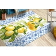 thumbnail image 4 of Lemon Rug, Blue Rugs, Yellow Rug, Modern Rug, Bath Rug, Hallway Rug, Kitchen Rug, Bridesmaid Gift, Pet Friendly Rug, Yellow Rug, Summer Rug, 2.6'x5' - 80x150 cm, 4 of 4