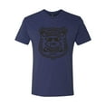 thumbnail image 2 of Burt Macklin Parks and Recreation Pop Male Premium Tri Blend T-Shirt, Vintage Navy, 2XL, 2 of 3
