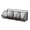 Black, variant on Wall Mounted Garlic Storage Basket and Kitchen Organizer, No Drill Seasoning Holder for Onion, Garlic, and Spice Storage, Space-Saving Kitchen Rack for Home Cooking, White