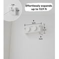 thumbnail image 5 of GorillaLine Max - Retractable Clothesline Indoor Outdoor Clothes Line - Heavy Duty Clothes Drying Laundry Line - Wall Mounted Drying Rack - Air Dry Clothing - Max Tighten with GorillaGrip, 5 of 7