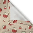 thumbnail image 5 of Ambesonne Polka Dots Grommet Curtain, Cartoon Mushrooms, 50" x 120", Ivory Red Tan, 5 of 6