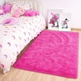 thumbnail image 5 of Bailu Fluffy Hot Pink Rug for Living Room,3x5 Area Rugs,Thick Plush Shag Rug,Shaggy Rugs for Bedroom,Big Fuzzy Carpet,Comfy Kids Rugs,Large Living Room Rugs,Living Room Decor, 5 of 8