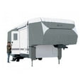 thumbnail image 4 of Classic Accessories Travel Trailer Cover 75063 PolyPRO 3; For Fifth Wheel Trailer; All Weather Protection; Gray/Snow White; 3 Ply Non-Woven Polypropylene Top/1 Ply Non-Woven Polypropylene Sides, 4 of 4