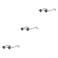 thumbnail image 3 of Qarigey Gafas de sol de metal Sunproof Round Frame Antique Easy Matching Eyewear Type1 NO1, 3 of 6