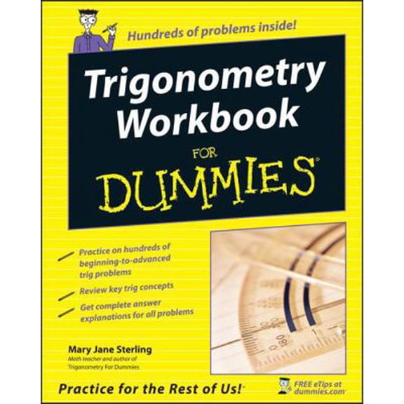Pre-Owned Trigonometry Workbook for Dummies (Paperback) 0764587811 9780764587818