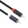 thumbnail image 4 of Audio Cable,Plated Alloy Shell Rca Audio Cable Alloy Shell 5ft Shelled Rca Male Adapter To Dual Rca Male To 1/4'' To Dual Rca Audio To Rca Wire Plated Alloy To 2 Rca Adapter Wire Plated Rca O Cable, 4 of 7