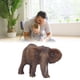 thumbnail image 3 of Modelo De Elefante, Modelo De Animales Salvajes, Sensación Realista Y Cómoda, Pintado A Mano Para El Hogar, 3 of 7