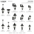 thumbnail image 5 of Livex Lighting - Oxford - 3 Light Outdoor Wall Lantern in Traditional Style - 11, 5 of 10