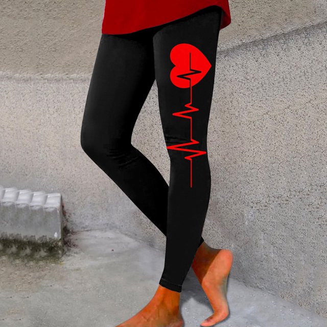 WILLBEST Leggings de Yoga Estampados Para Mujer, Mallas de Entrenamiento de Cintura Alta Para Mujer, Pantalones Deportivos de Control Cómodos Para Correr y Gimnasio Mediana