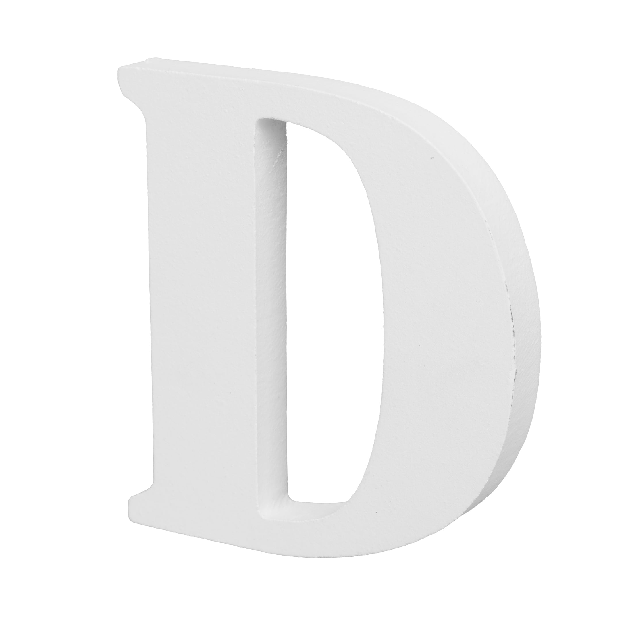 (3 pack) Cousin DIY 3" White Wood Letter "D"