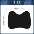 thumbnail image 3 of Unique Bargains Car Neck Pillow Bone Shaped Car Seat Headrest Pillow Universal for Neck Memory Foam Black White 1 Pc, 3 of 6