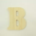 thumbnail image 4 of Package of 1, 6 Inch X 3/4" Thickness Baltic Birch Wood Letter B in The Goudy Heavy Font, Thick, Upper Case for Art & Craft Project, Made in USA, 4 of 4