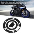 thumbnail image 2 of Cubierta del tanque de gas, fibra de carbono Motocicleta Tapa del tanque de gas Cubierta de la almohadilla Calcomanías de calcomanías del tanque de la motocicleta Reemplazo para YZFR1 R6 Ecomeon no, 2 of 6