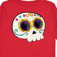 thumbnail image 4 of Inktastic Cute Sugar Skull for Day of the Dead Boys or Girls Long Sleeve Toddler T-Shirt, 4 of 5