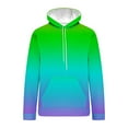 thumbnail image 4 of guisaled Mens Graphic Hoodies Oversized Lightweight Gradient Color Loose Fit Long Sleeve Hooded Sweatshirts Casual Sports Hoodies, 4 of 6