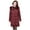 Red, variant on Jackets for Women Plus Size in Women's Winter Plus Size Mid-Length Slim Padded Jacket Mother's Coat Purple XXXXXXXL