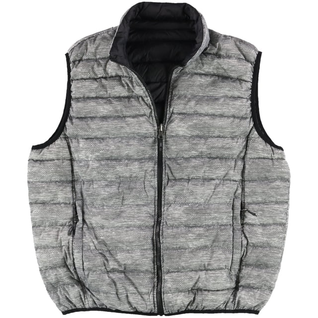 Hawke & Co. Chaleco acolchado plegable para hombre, gris, grande