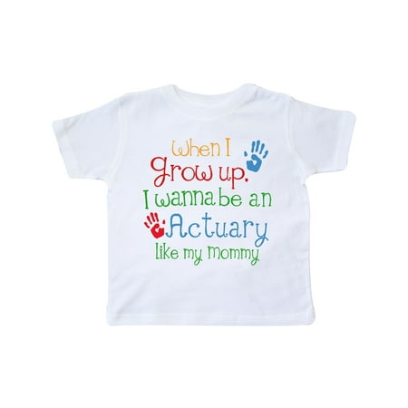 

Inktastic Actuary Like Mommy Gift Toddler Boy or Toddler Girl T-Shirt