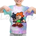 thumbnail image 3 of Camiseta de Friday Night Funkin para niños, camisetas de dibujos animados del juego FNF para niñas, camisetas de manga corta de verano, camisetas para niños, camisetas, 3 of 5