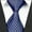 N60, variant on Mens Classic Blue Business and Formal Neck Tie, Wide Width
