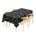 thumbnail image 6 of Btomtd 107.87 x 53.93 inch Spider Pattern Halloween Table Cloth Disposable Plastic Tablecloth Horror Theme Table Cloth Festive Party Use, Black, 6 of 6