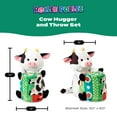 thumbnail image 7 of Rollee Pollee Farm Friends Cow Plush Hugger and Silk Touch Throw Blanket Set, 40x50 inches - Ultra Soft Novelty Set for Kids, 7 of 7