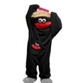 thumbnail image 2 of Funny Big Mouth Monster Adult Onesie, Oversized Fleece One Piece Pajamas for Women & Men, Kigurumi Halloween Costume with Comb, 10 Colors, 100-140, 2 of 7