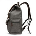 thumbnail image 4 of Minnieouse Mochila duradera para hombre con gran capacidad y exquisita artesanía Mochila de gran capacidad Mochilas café, 4 of 6