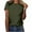 Army Green, variant on lmcalzta Womens Summer Tops Short Sleeve Crew Neck Dressy Fashion 2025 Casual T Shirts Tees Solid Color