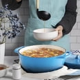 thumbnail image 4 of Olla De Hierro Fundido Esmalatado 4.25 Litros Cinnamon Home azul Estándar, 4 of 4