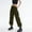 Army Green, variant on lulshou Womens Cargo Pants Mid Waist with Pocket Overalls Casual Pants Spring Summer Wide Leg Cargo Pants Business Work Pants