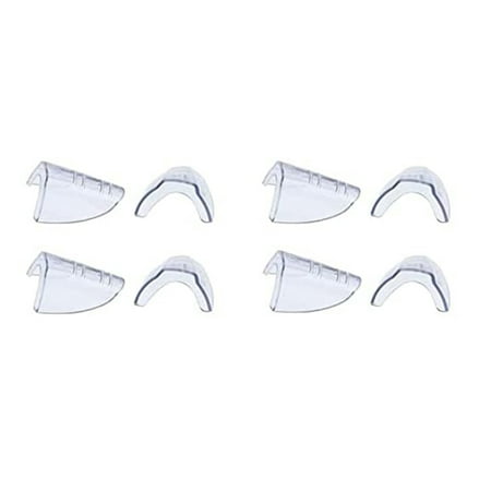 

4 Pairs Eye Glasses Side Shields Slip on Clear Side Shield for Safety Glasses