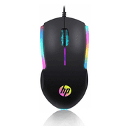 HP Wired RGB Gaming Mouse with Optical Sensor, 3 Buttons, 7 Color LED for Computer Notebook Laptop Office PC Home Precese Gaming Mouse - M160