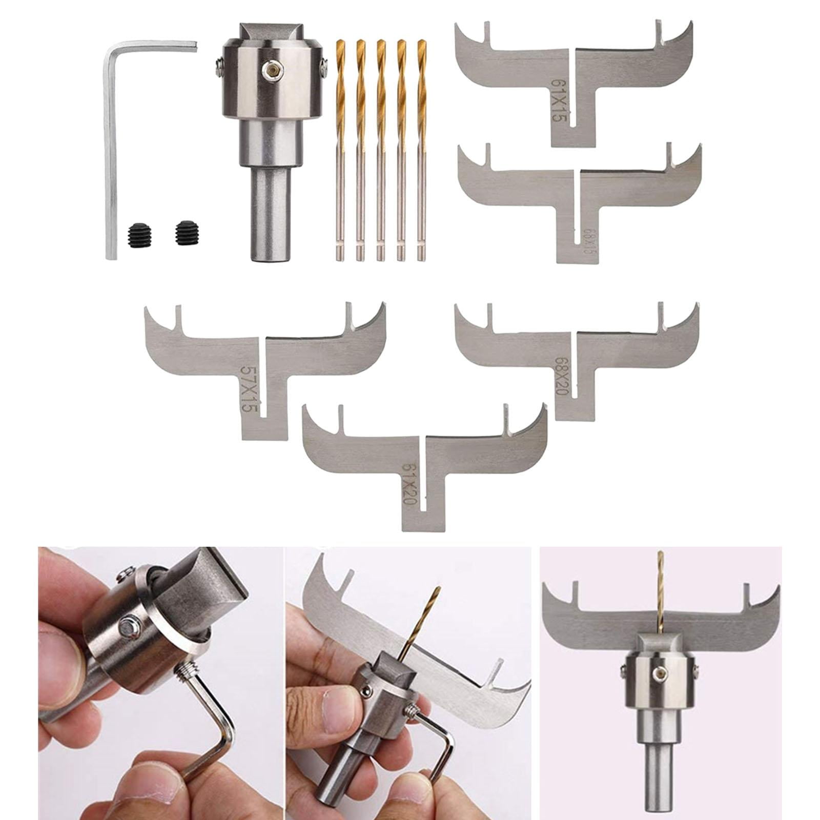 GUOOL 14 Pieces Bracelet Rings Makers Bracelet Drill Bit Set Integrated Tool Home Use Woodworking Portable DIY Wooden Bracelet Maker
