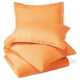 thumbnail image 2 of Hearth & Harbor 3-Piece Light Orange Duvet Cover Set, King, 2 of 5